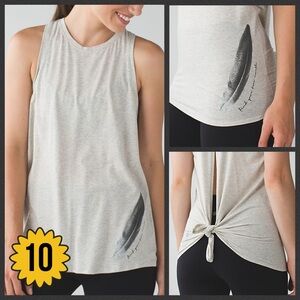 Lululemon Wanderlust Nook Tank Like New 10
